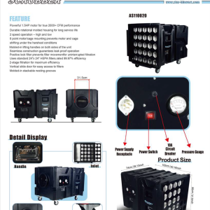 Heavy Duty Negative air unit