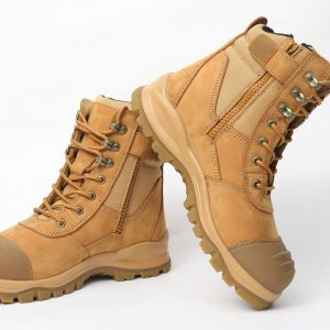 Mpact N3001-1 Wheat Zip Side Safety Boots – 20cm (8”)