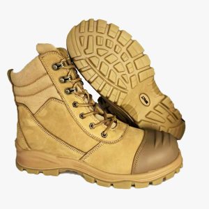 Mpact N3001-1 Wheat Zip Side Safety Boots – 20cm (8”)